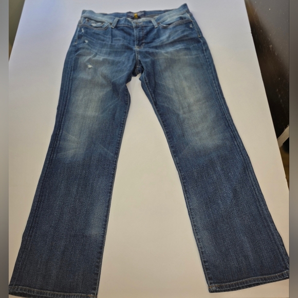 Lucky Rider Distressed Jeans, Women's Size 14 - Picture 3 of 13
